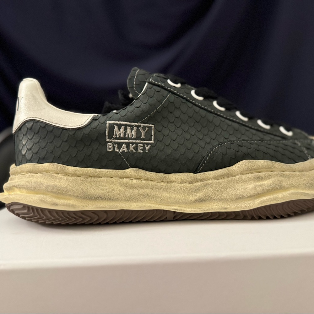 Miharayasuhiro Black and Cream Sneakers